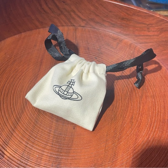 Vivienne Westwood Silver blue Necklace Orb - Picture 3 of 7